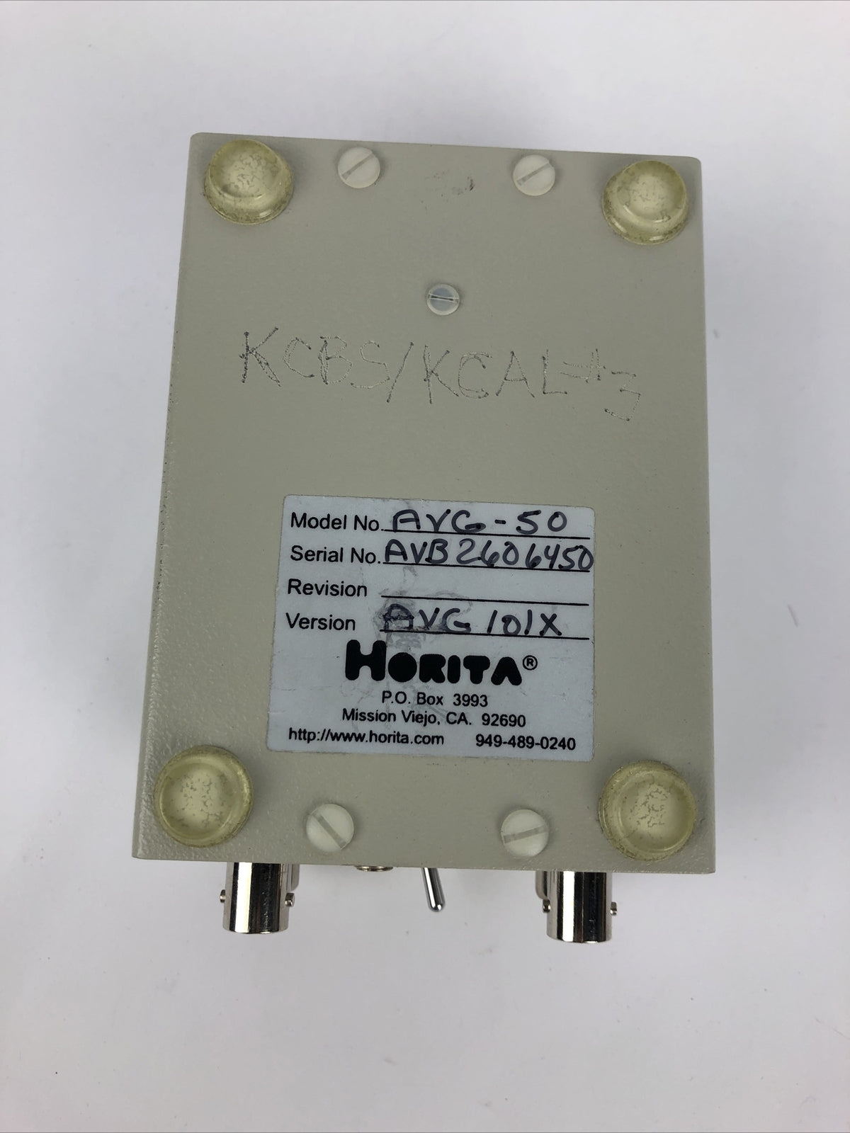 Horita AVG-50 Active VITC (Vertical Interval Time Code) Generator Composite NT 2