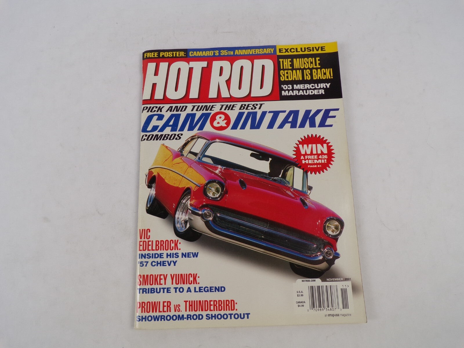 November 2001 Hot Rod Magazine Pickk And Tune The Best Cam & Intake Combos