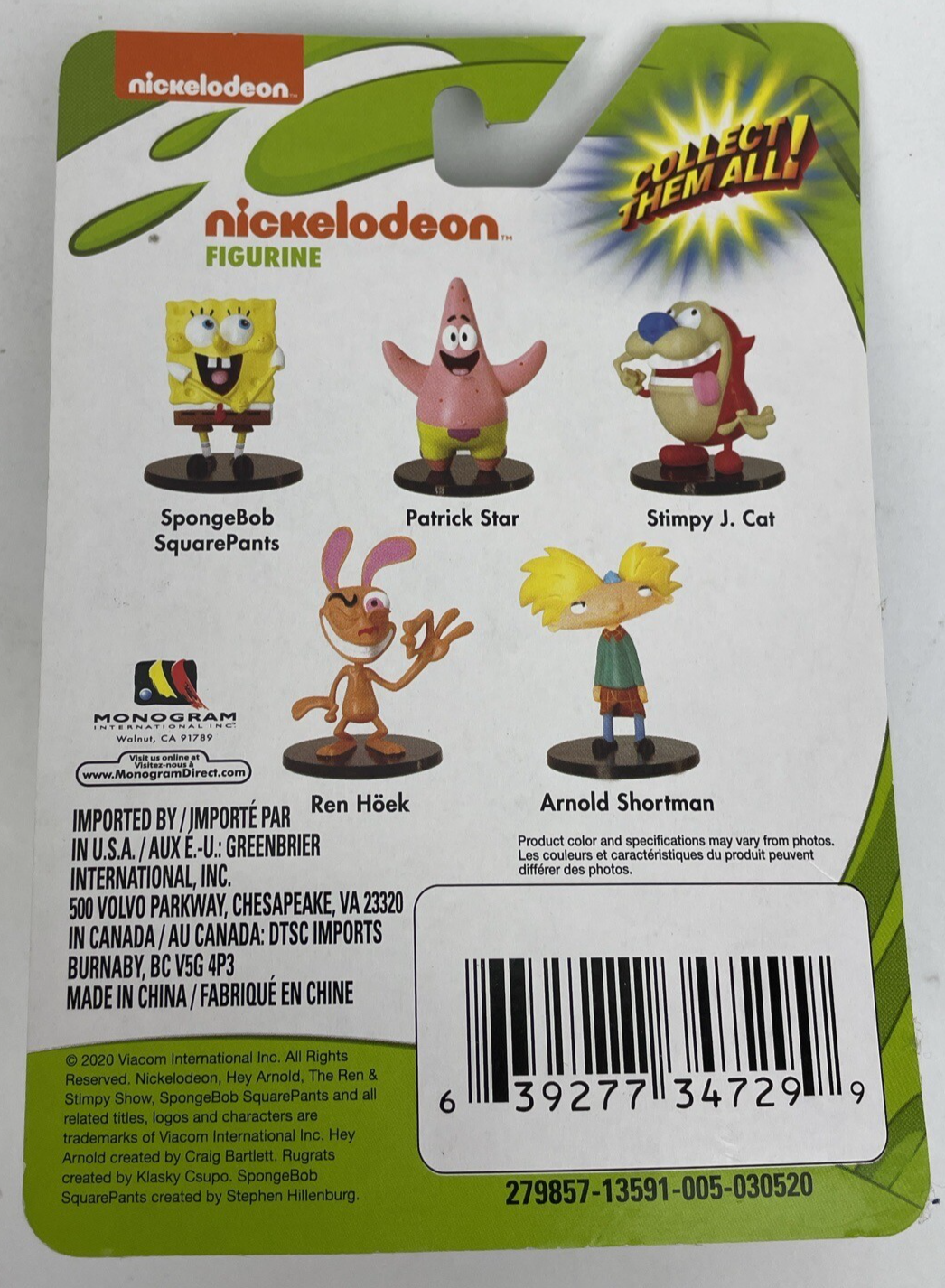 Hey Arnold : Arnold Shortman Mini Figurine Cake Topper Action Figure