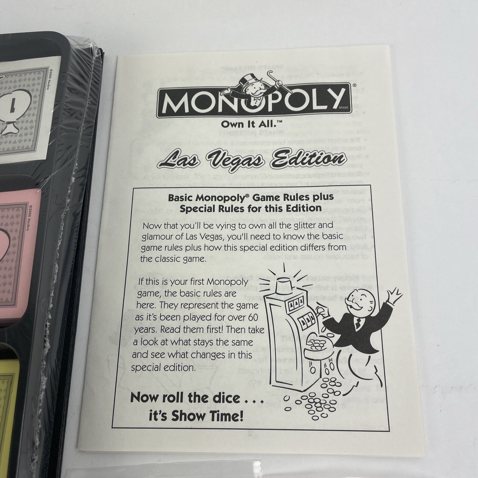 VINTAGE Monopoly Las Vegas Edition COMPLETE USAopoly 2000 Property Trading Game