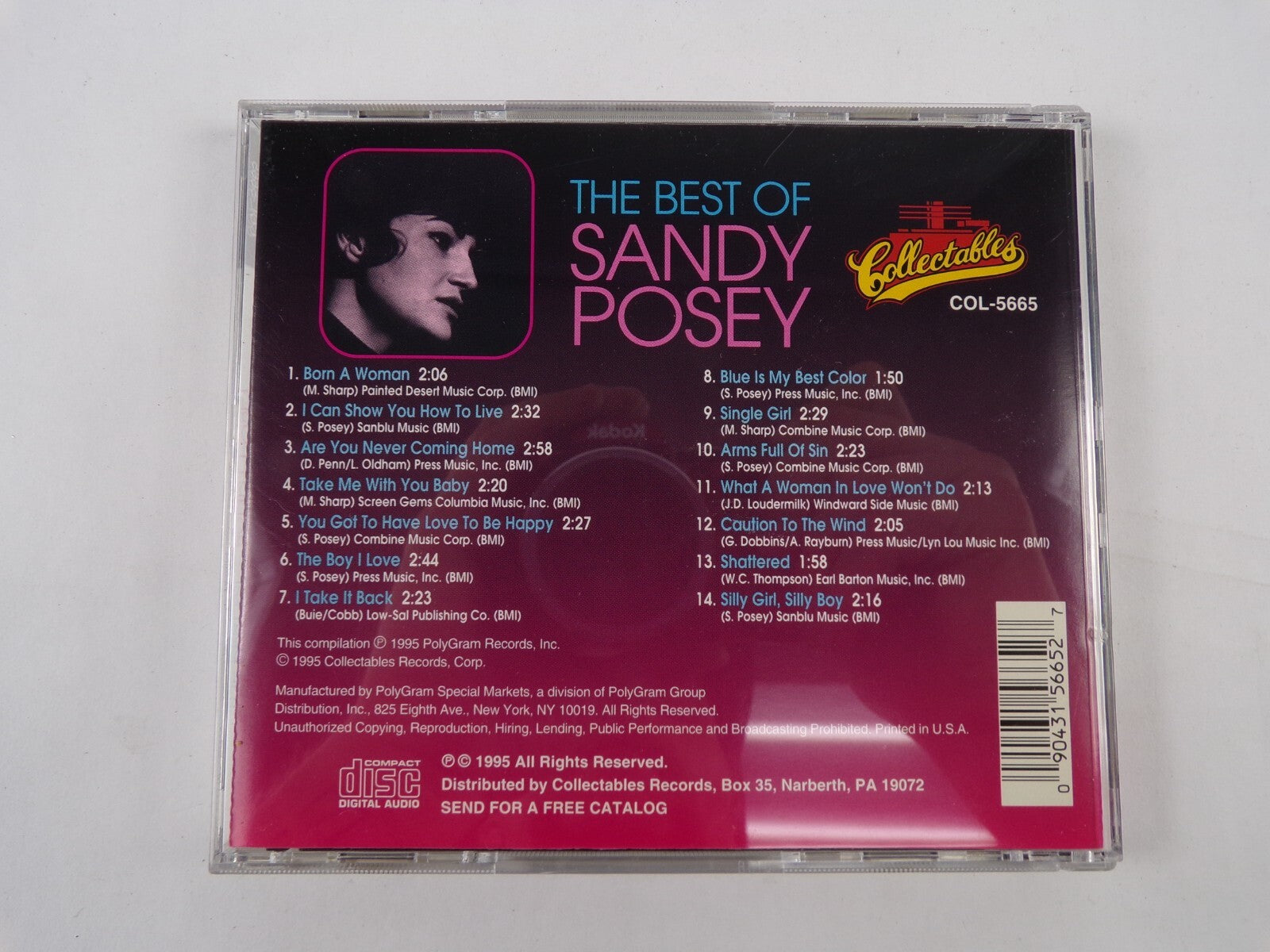 The Best Of Sandy Posey CD #18