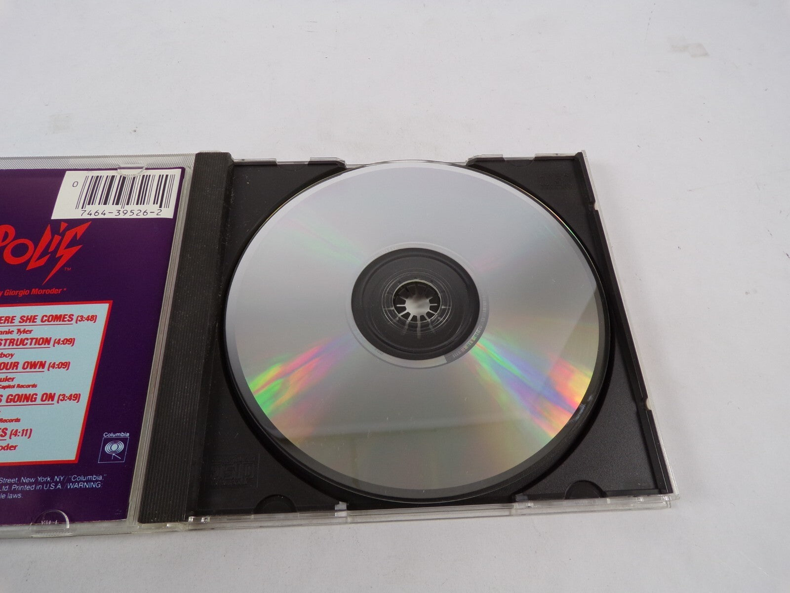 Metropolis-Original Soundtrack Columbia Love Kills Here's My Heart CD #43