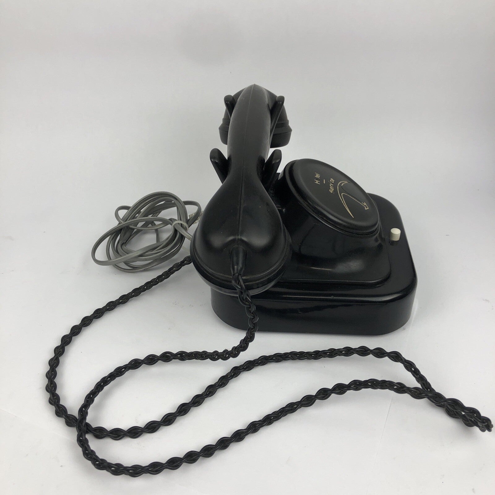 Antique Vintage Guest Hotel Service Telephone Phone Red Light Valet Room Service