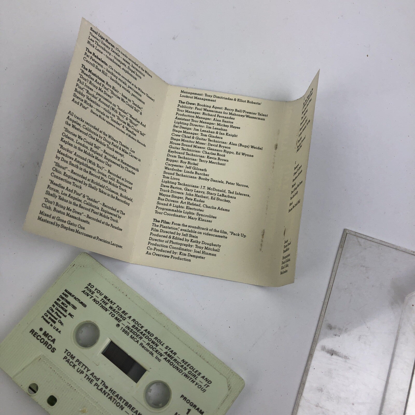 Tom Petty and the Heartbreakers Cassette Tape Pack up the Plantation Live MCA