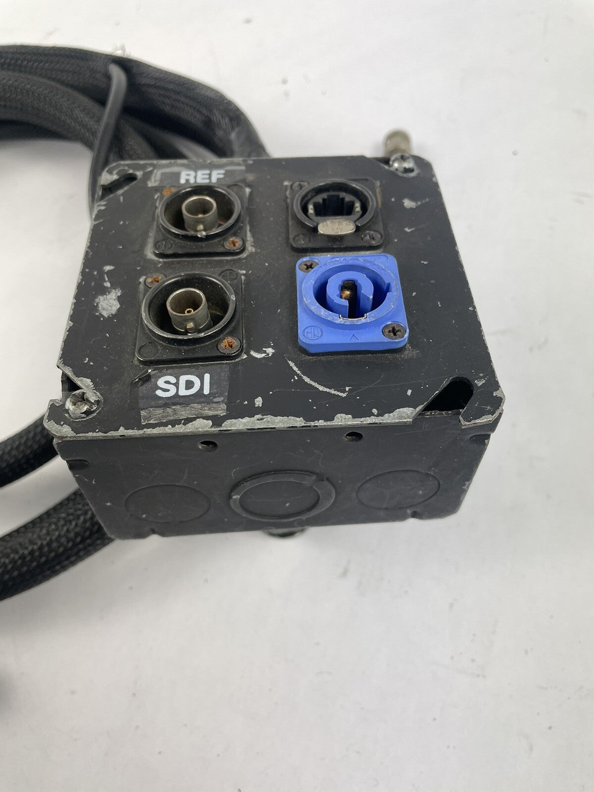 Breakout box Audio Snake 4 inputs Neutrik powerCON 20A EtherCon RJ45 BNC #B