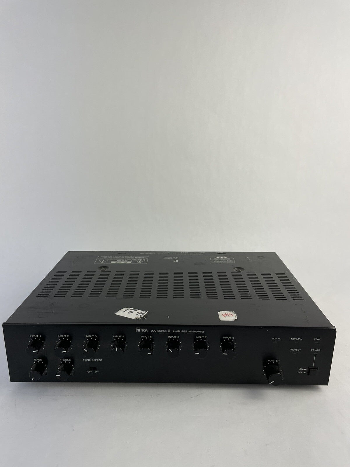 TOA M-900MK2 900 Series II 30W 8-Channel Mixer Amplifier - Untested