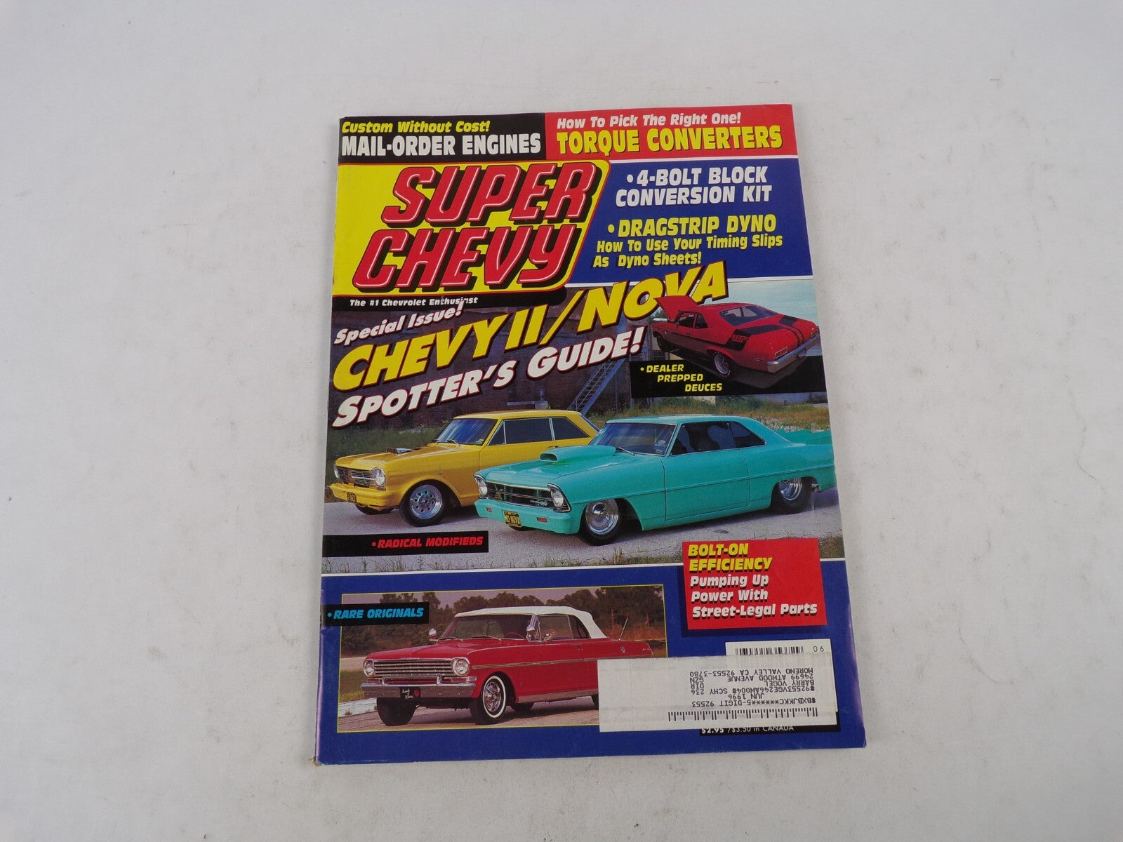 June 1996 Super Chevy Special Issue! Chevy 2/Nova Sportter's Guide! Mall-Order E