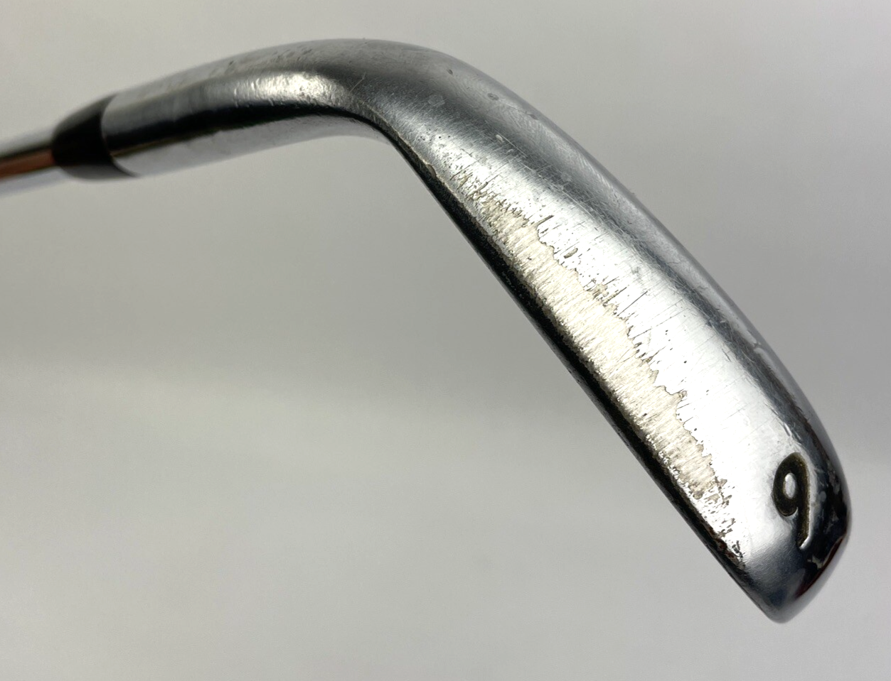 TaylorMade PSi Forged 9 iron with stiff steel shaft and Golf Pride grip