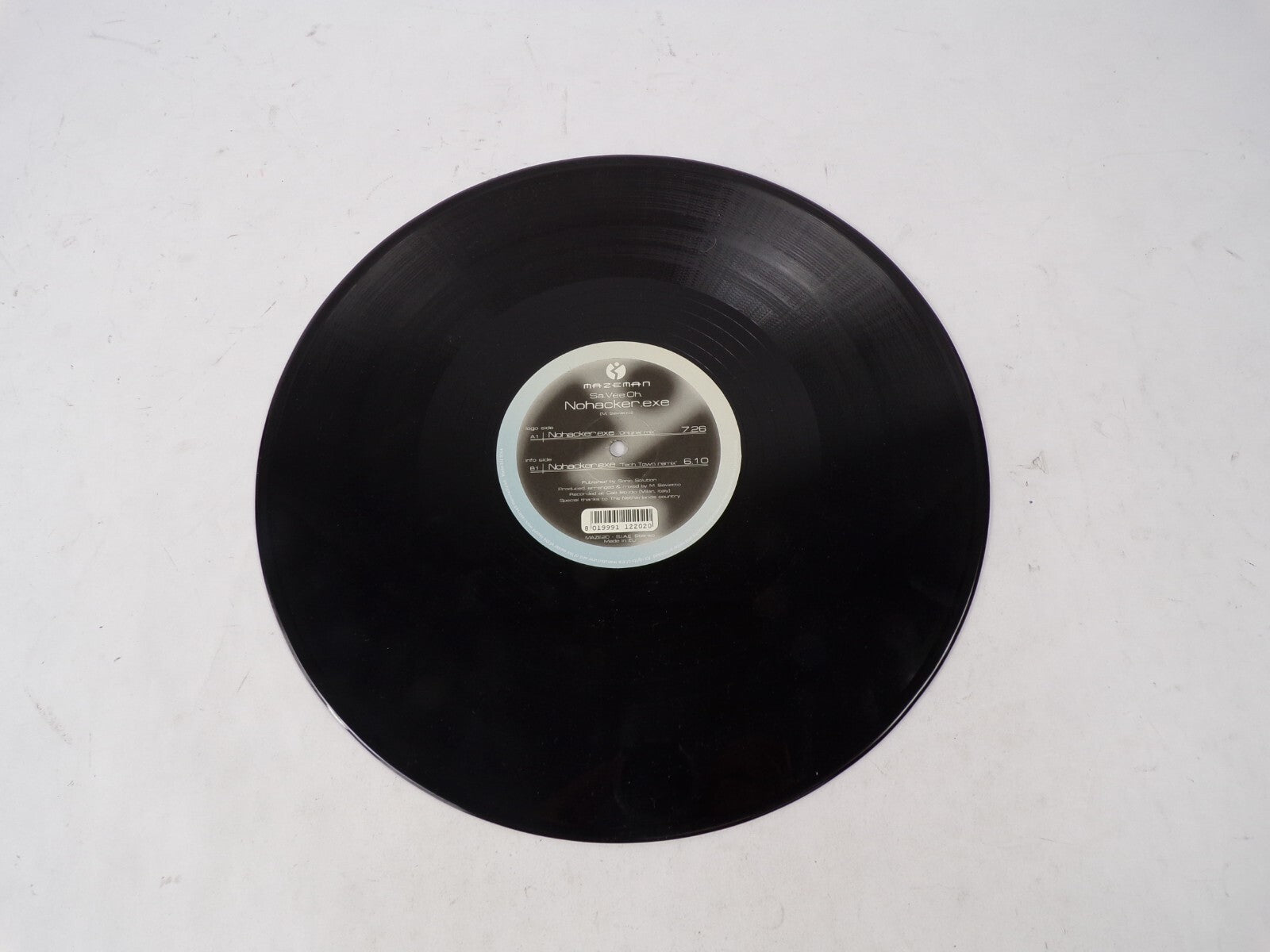 Mazeman Sa.Vee.Oh. Nohacker.Exe Tech Town Remix Vinyl Record
