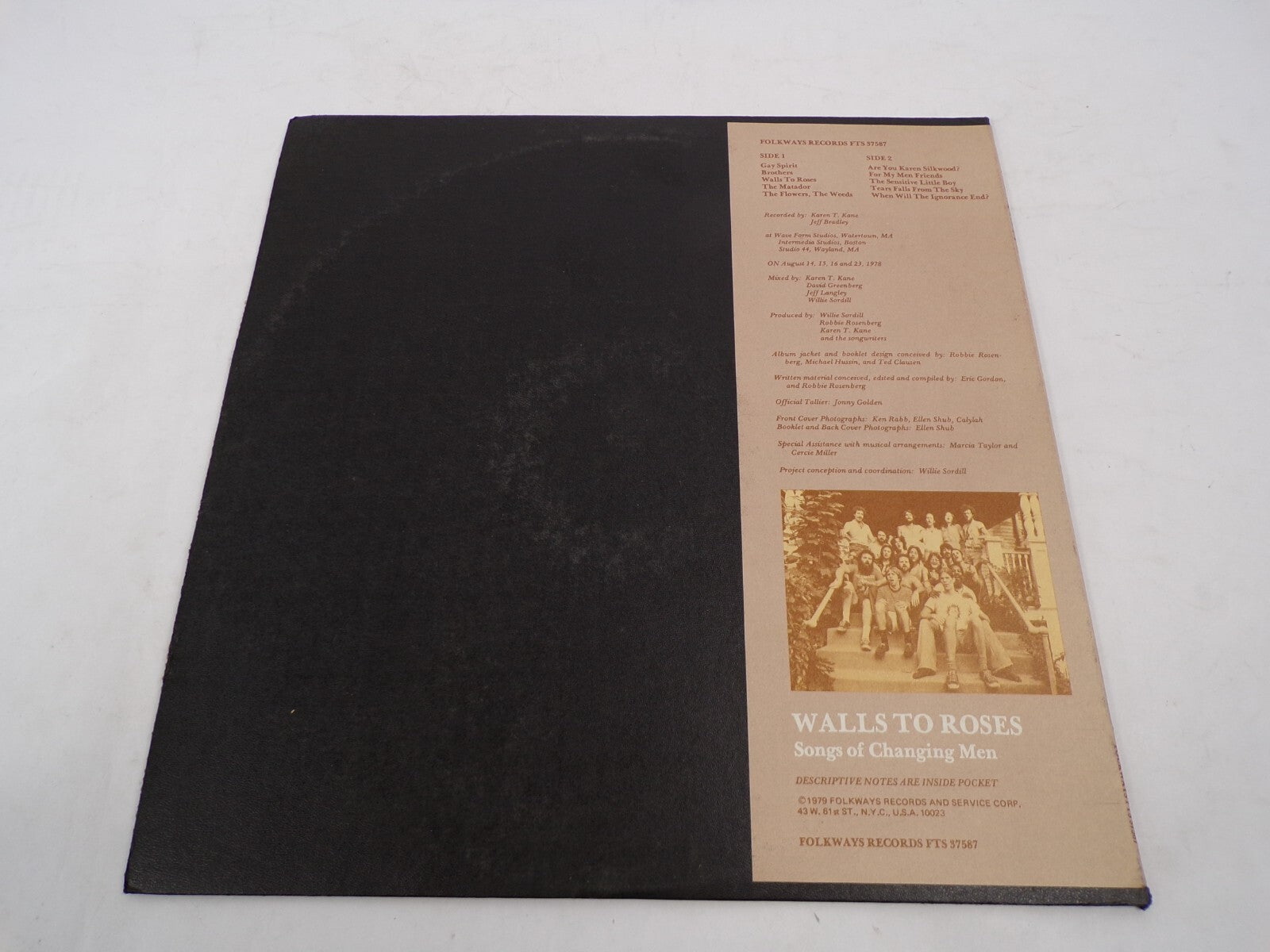 Walls To Roses Songs of Changing Men Gay Spirit Brothers Vinyl Records