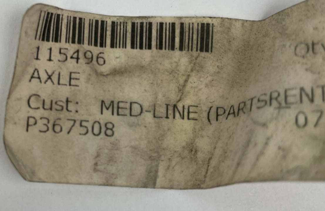 Crown 115496 forklift axle OEM NOS lift truck replacement part