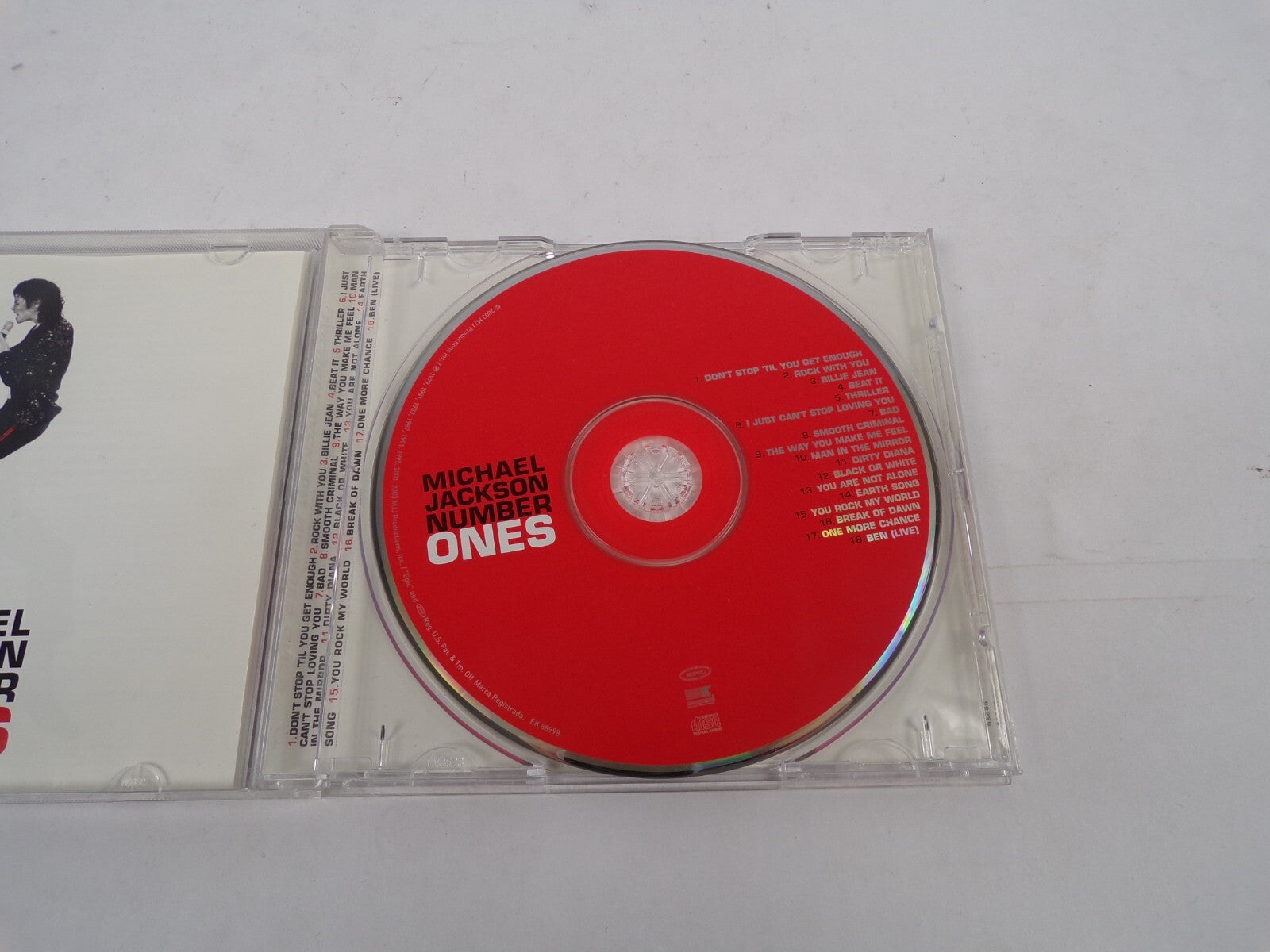 Michael Jackson Number Ones Don't Stop 'Til You Get Enough Rock With You CD#25