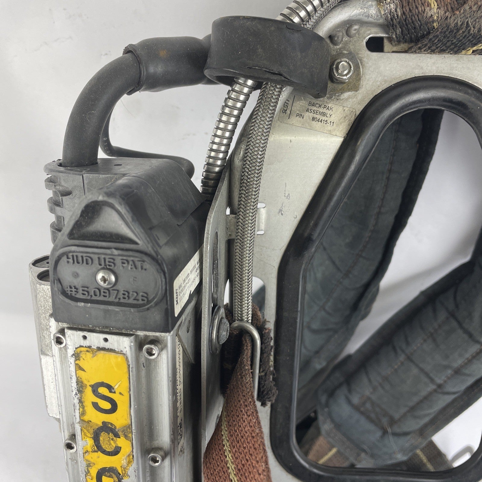SCOTT SAFETY 4.5 4500 SCBA Air Pack Harness EZ-Flow Air Pak Plus with Sensor R