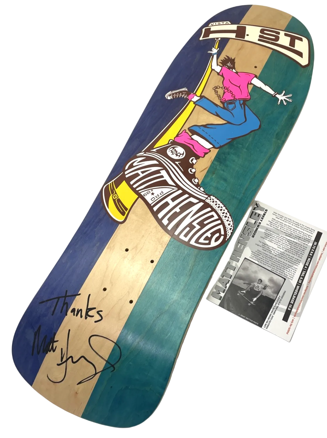 Matt Hensley H-STREET Pole Swing Classic reissue Triple Stained 196/328 Signed