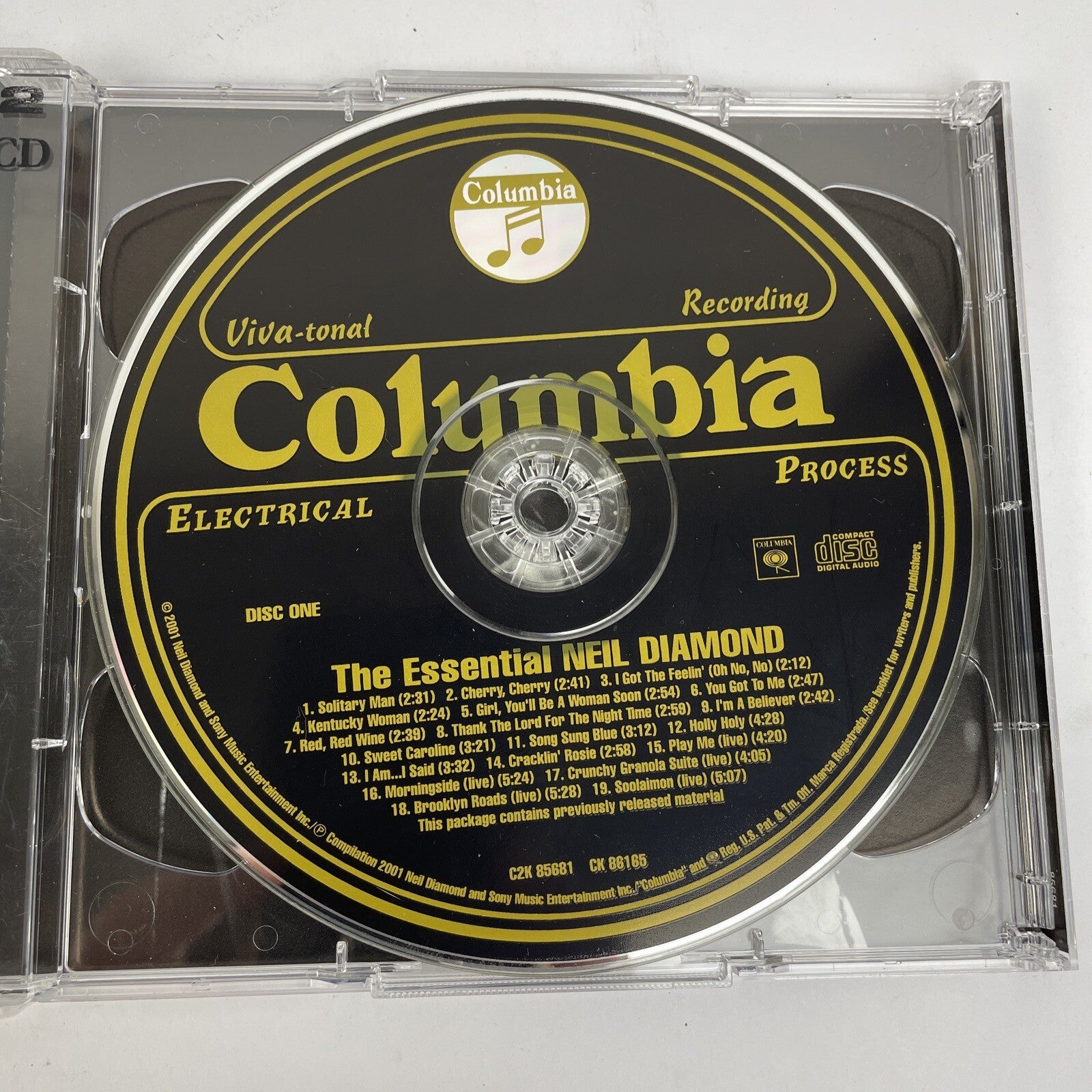 Neil Diamond Audio CD The Essential 70s-80s 38 Song 2 Disc Best of Album #2