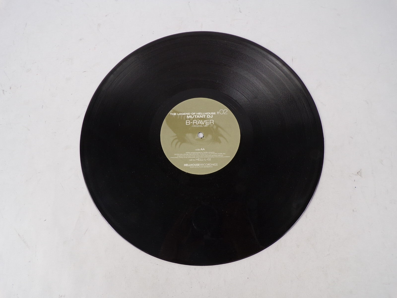 The Legend Of Hellhouse Mutant DJ With MC Magika Hardhouse Raver Vinyl Record