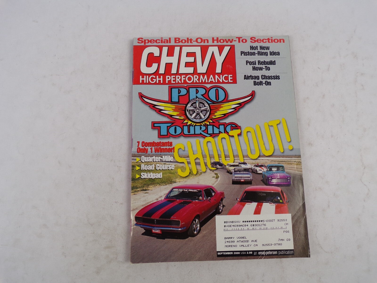 September 2000 Chevy High PerformancePro Shootout! Special Bolt-On How-To Sectio