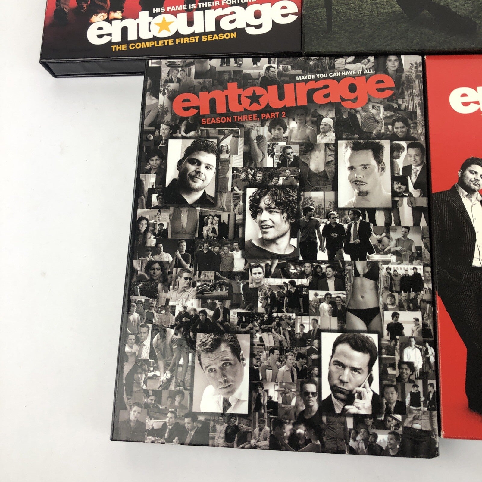 Entourage HBO Series DVD Set Lot Complete Seasons 1-4 - MINT CONDITION