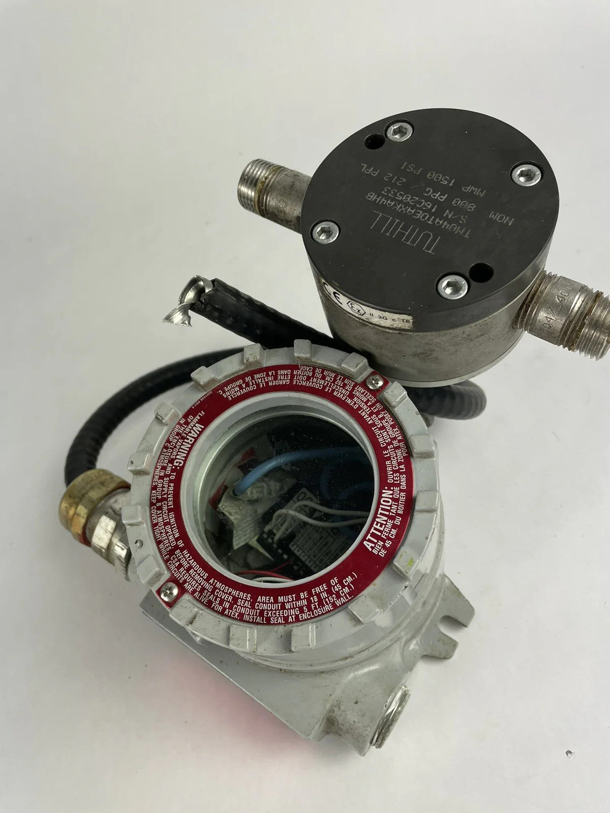 Crouse Hinds EIH-21-MSA Explosion Proof Switch Enclosure + TUTHILL pump TM04