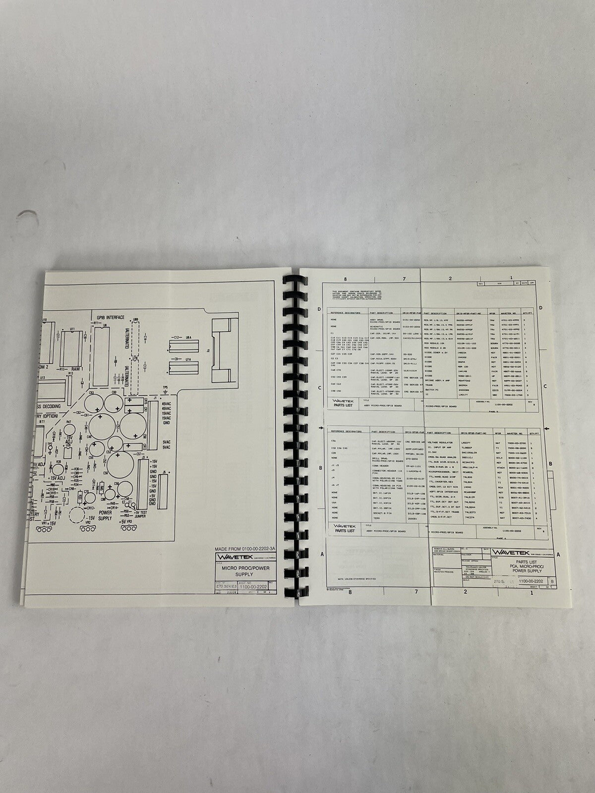 Wavetek Model 270 12 Mhz programmable function Generator Instruction Manual