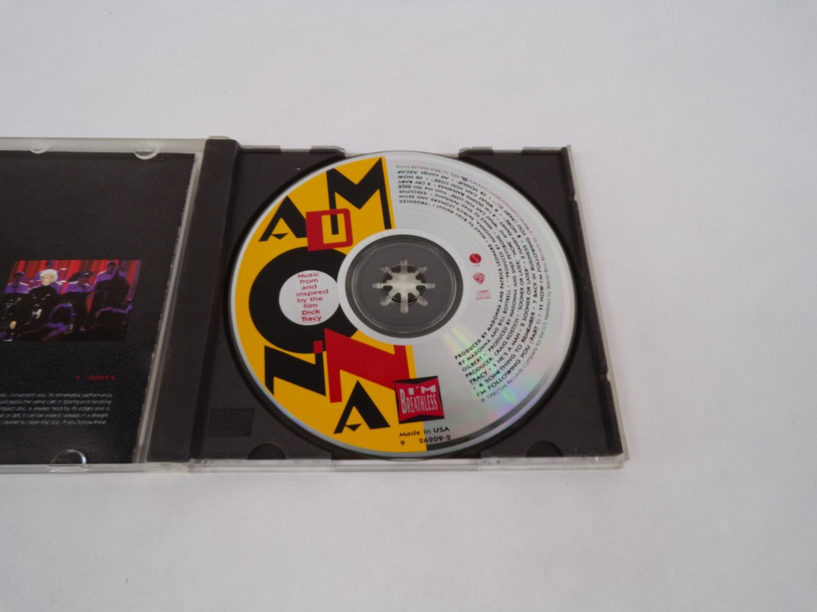 Madonna Music From And Inspired By The Film Dick Tray He's A Man Sooner Or CD#63