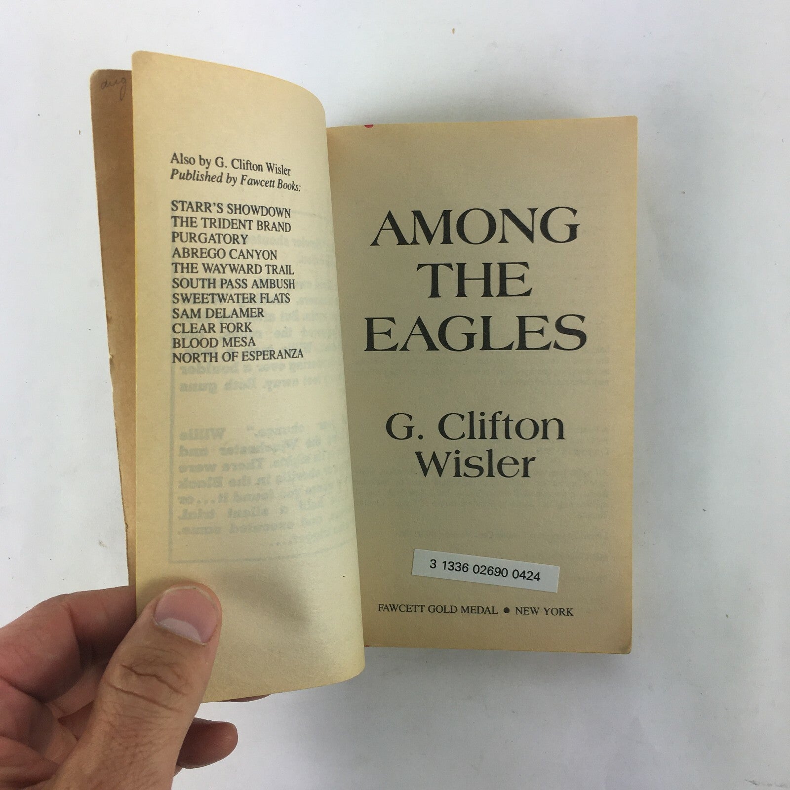 G.Clifton Wisler A Delamer Western Among The Eagles