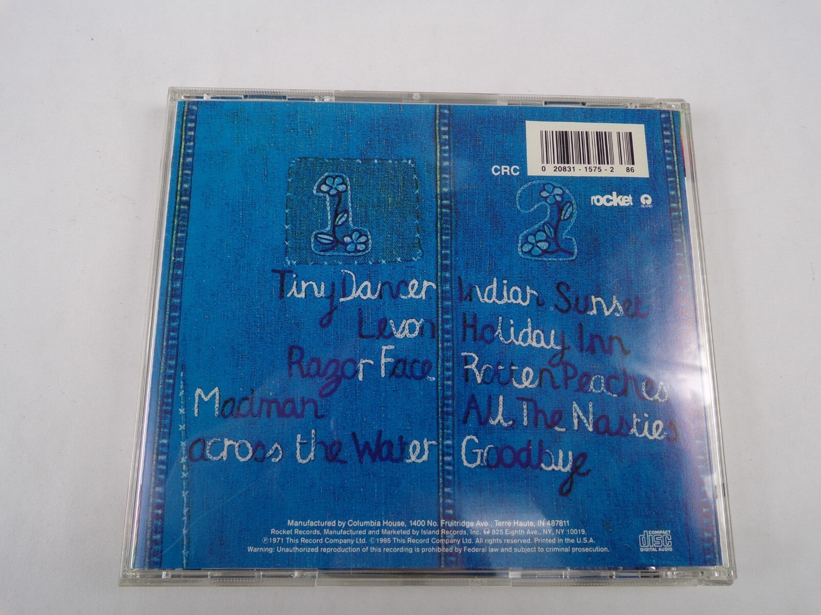 Elton Johe Madman Acroos The Water Elton John Tiny Dancer CD#58