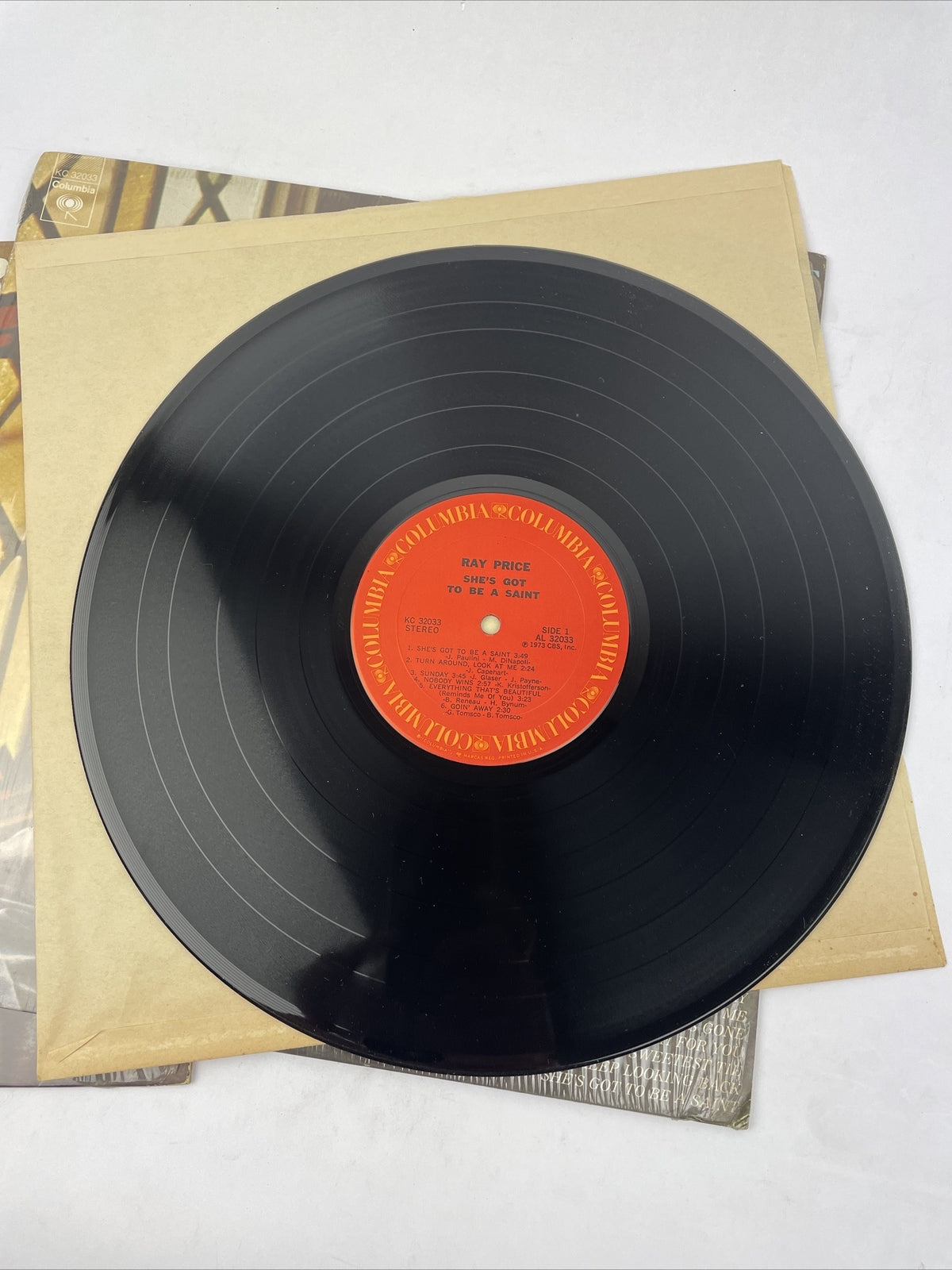 Lot 2 x Ray Price "She Wears My Ring"+ She's Got to be a Saint LP Vinyl Record