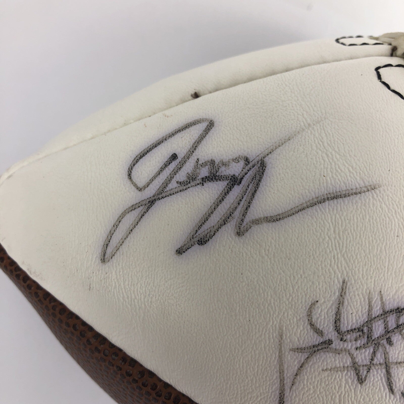 Houston Texans Taste of the Texans 2011 signed white panel collectible NFL football