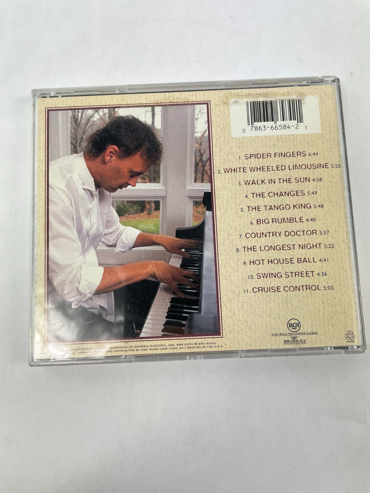 Bruce Hornsby Hot House Spider Fingers White Wheeled Limousine Walk In The CD#73