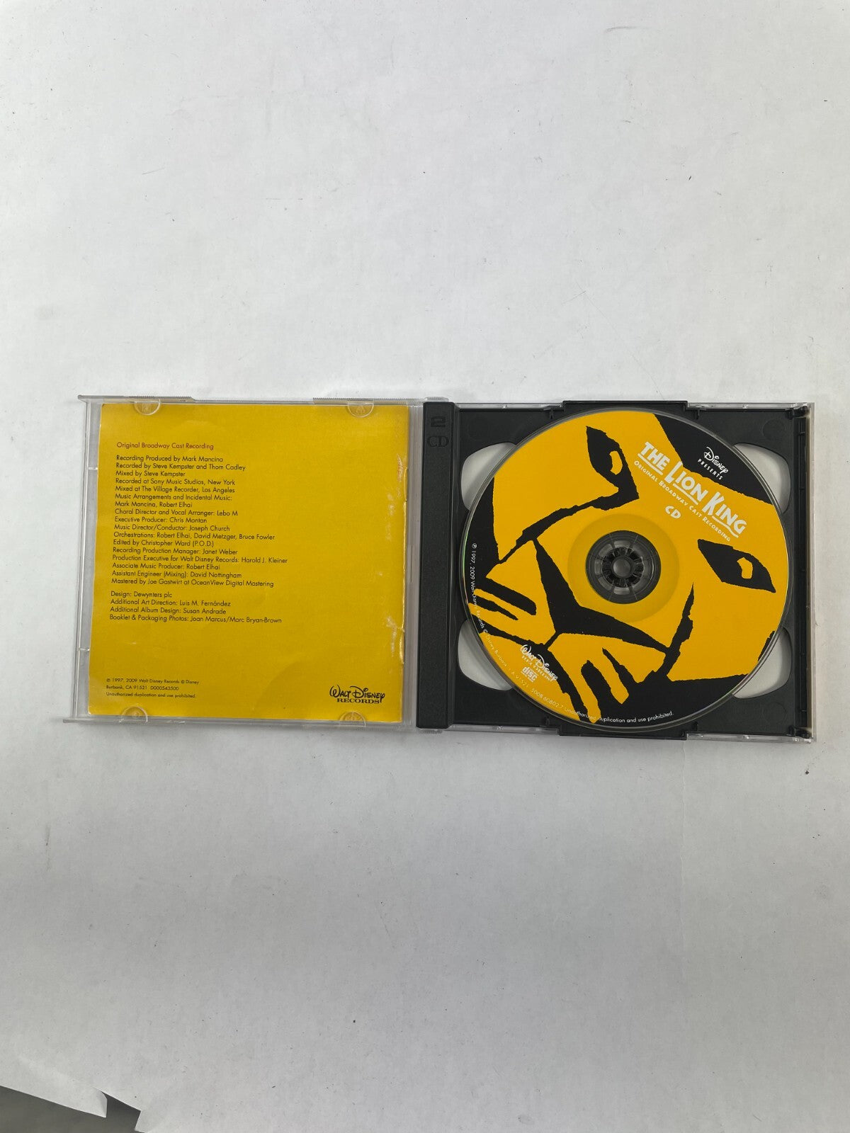 The Lion King The Landmark Musical Event Special 2 Disc Edition Disney CD#73