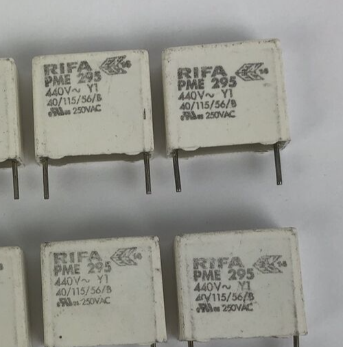 Lot of 10 x OEM RIFA PME295 Film Capacitors Class Y1 440V 4.7nF - LOOK