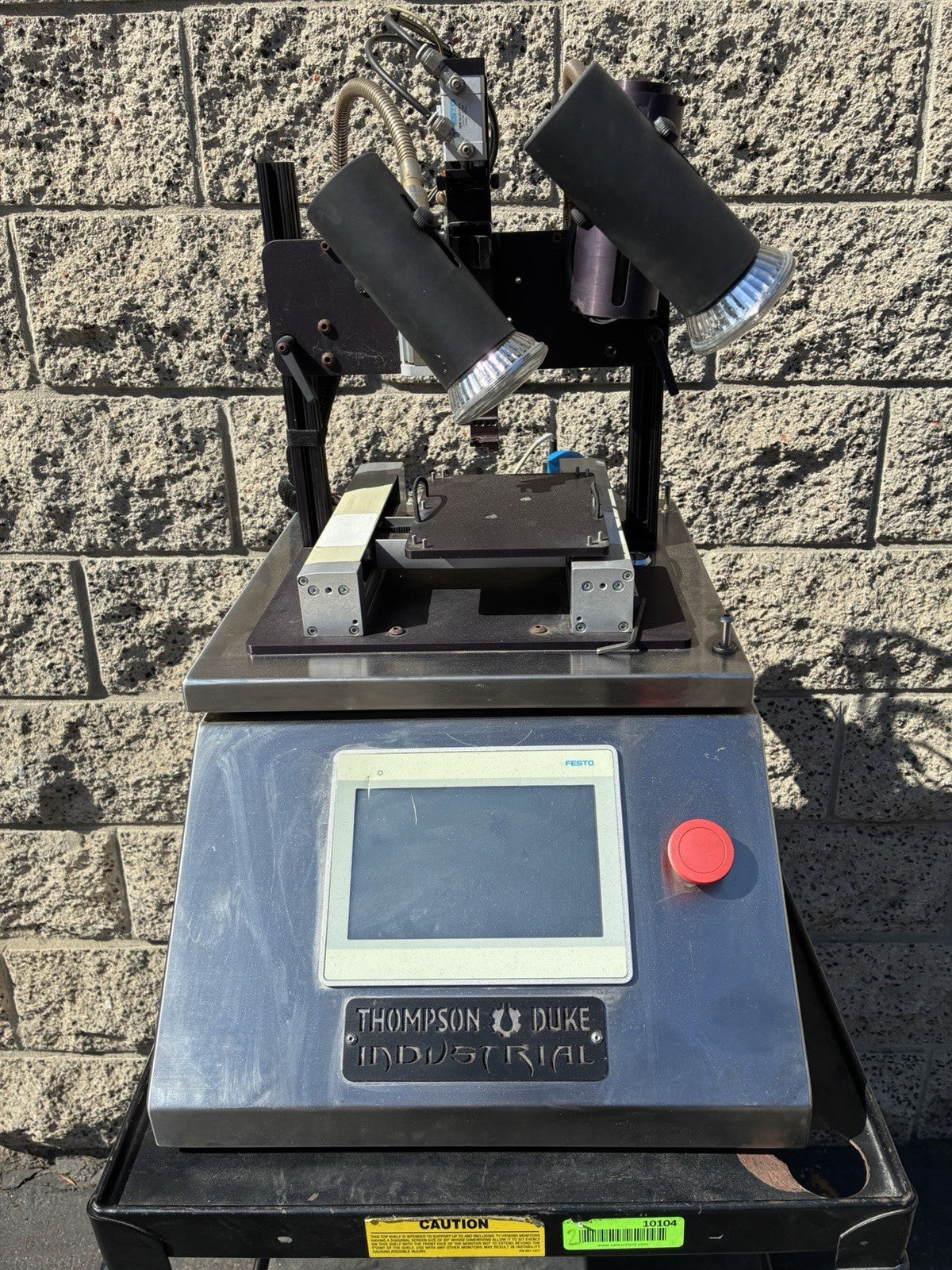 Thompson Duke Industrial ACF1 Filling Machine Festo HMI Water Damaged Parts Repa
