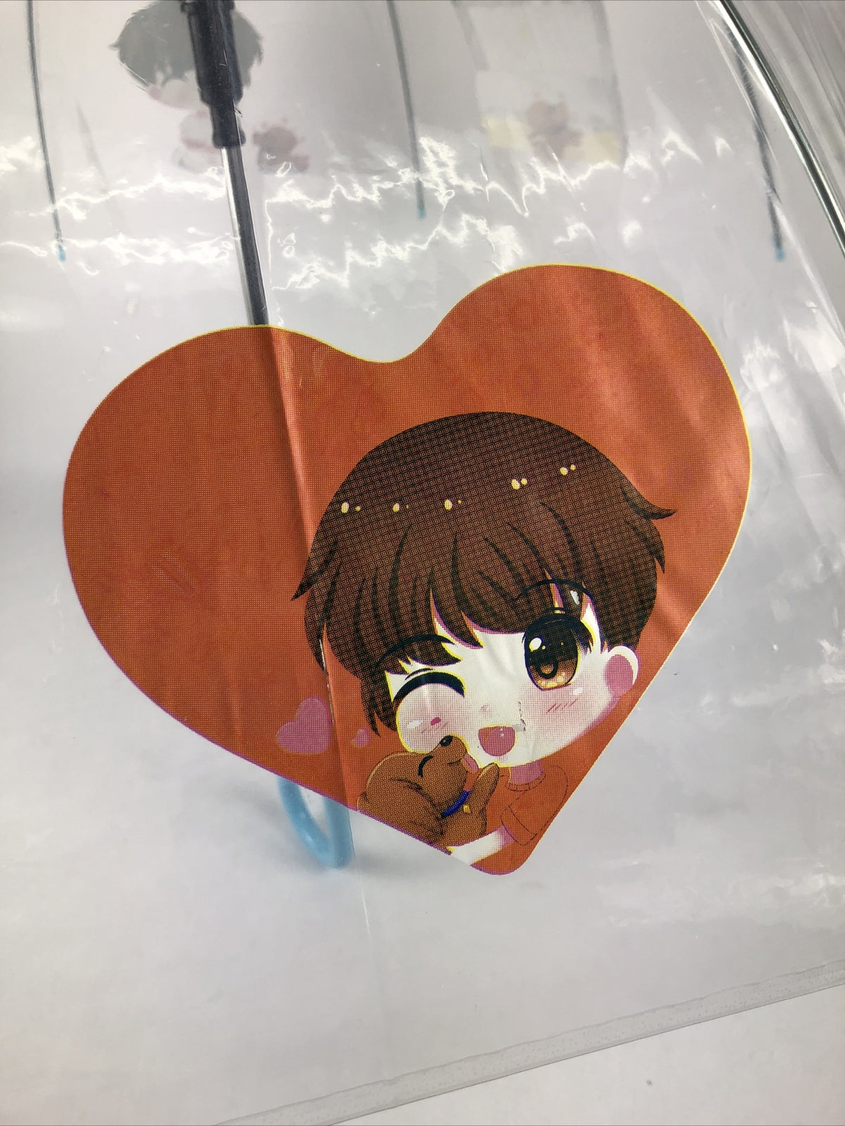10 x Paint on Anime Japanimation Folding Umbrella Rain / shine Anime w Stickers