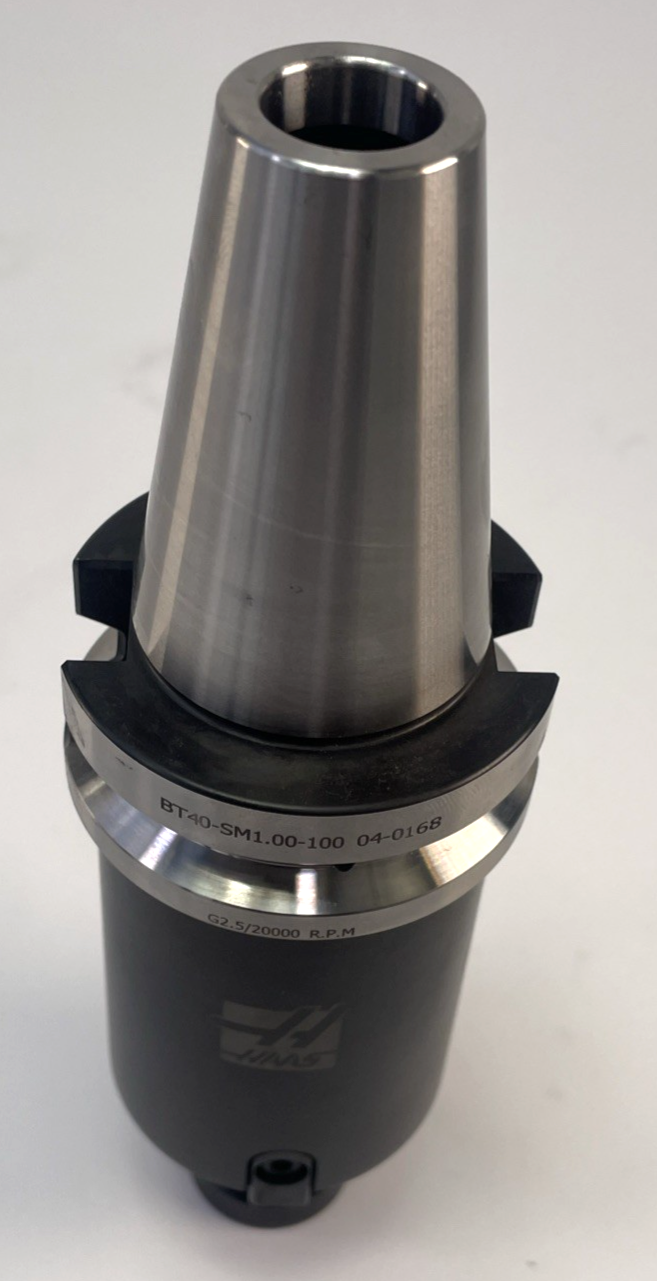 Haas BT40-SM1.00-100 Shell Mill Holder 20K RPM CNC Tooling 04-0168G2.5