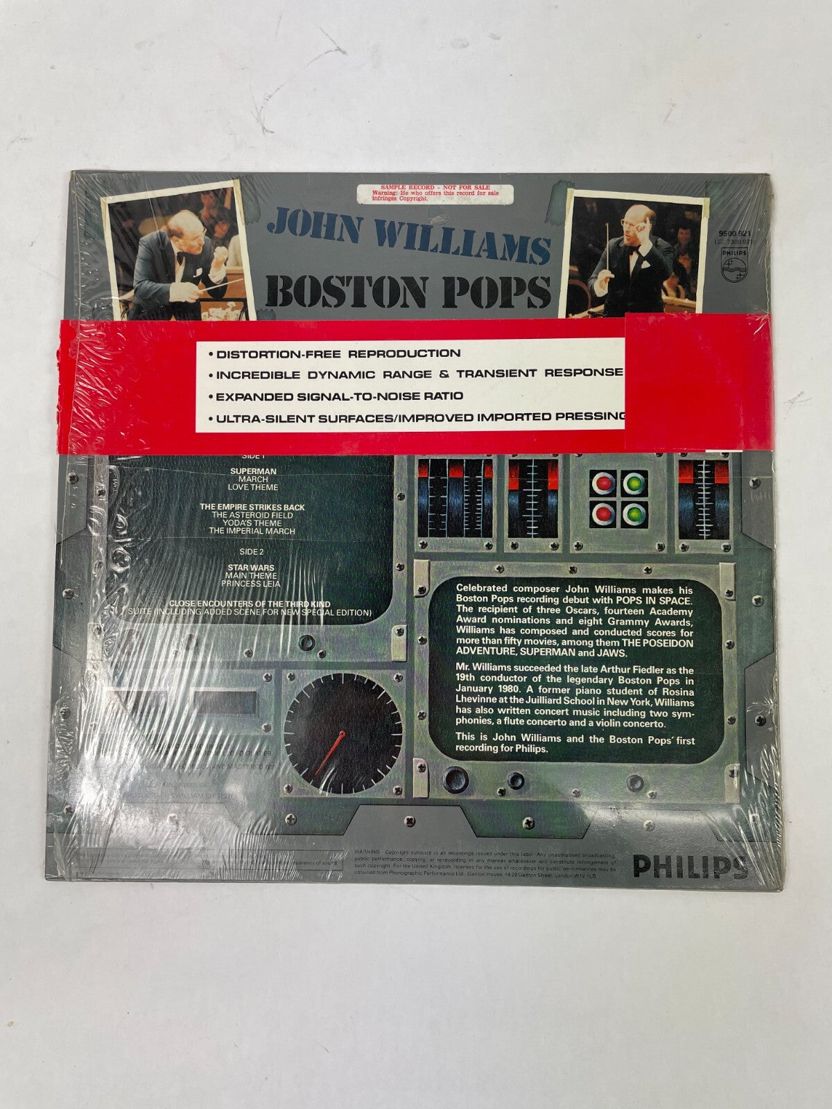 John Williams Boston Pops In Space Superman March Love Theme Star Vinyl Record