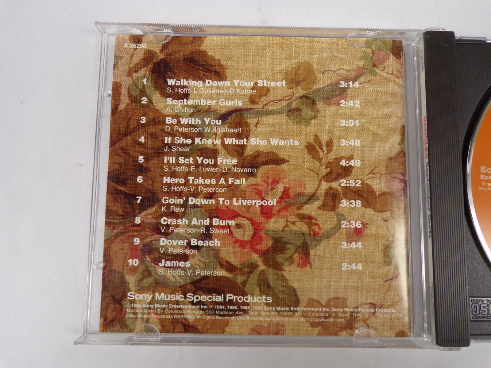 Bangles September Gurls Walking Down Your Street Be With You Dover Beach CD #30