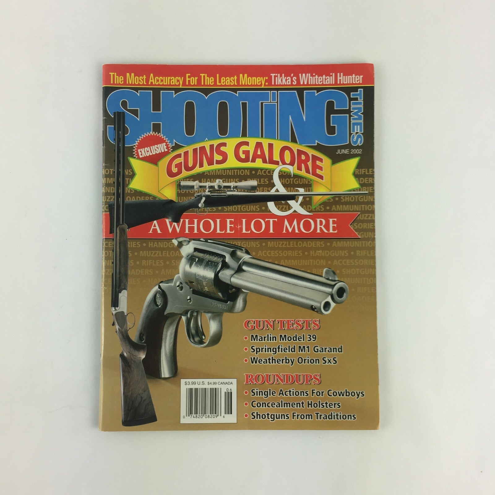 June 2002 Shooting Times Magazine Guns Galore A Whole Lot More Marlin Model 39