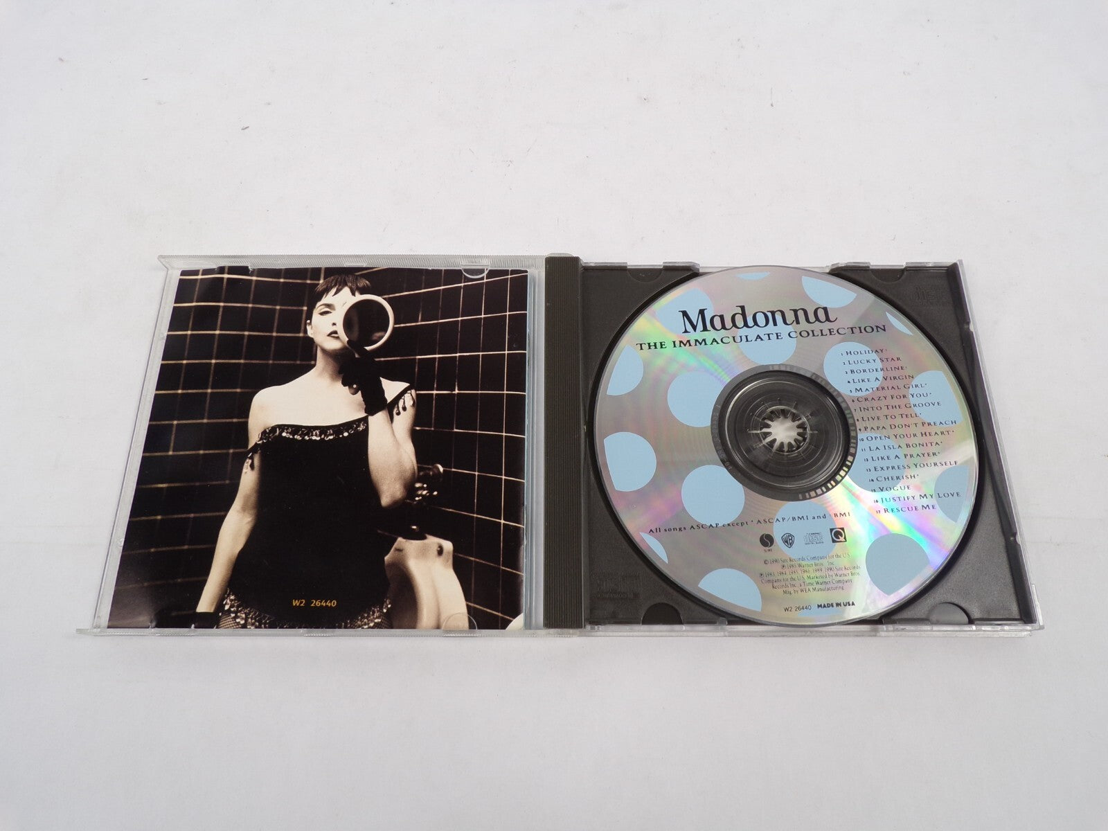 The Immaculate Collection Madonna Holiday Lucky Star Borderline Like A VirgCD#25