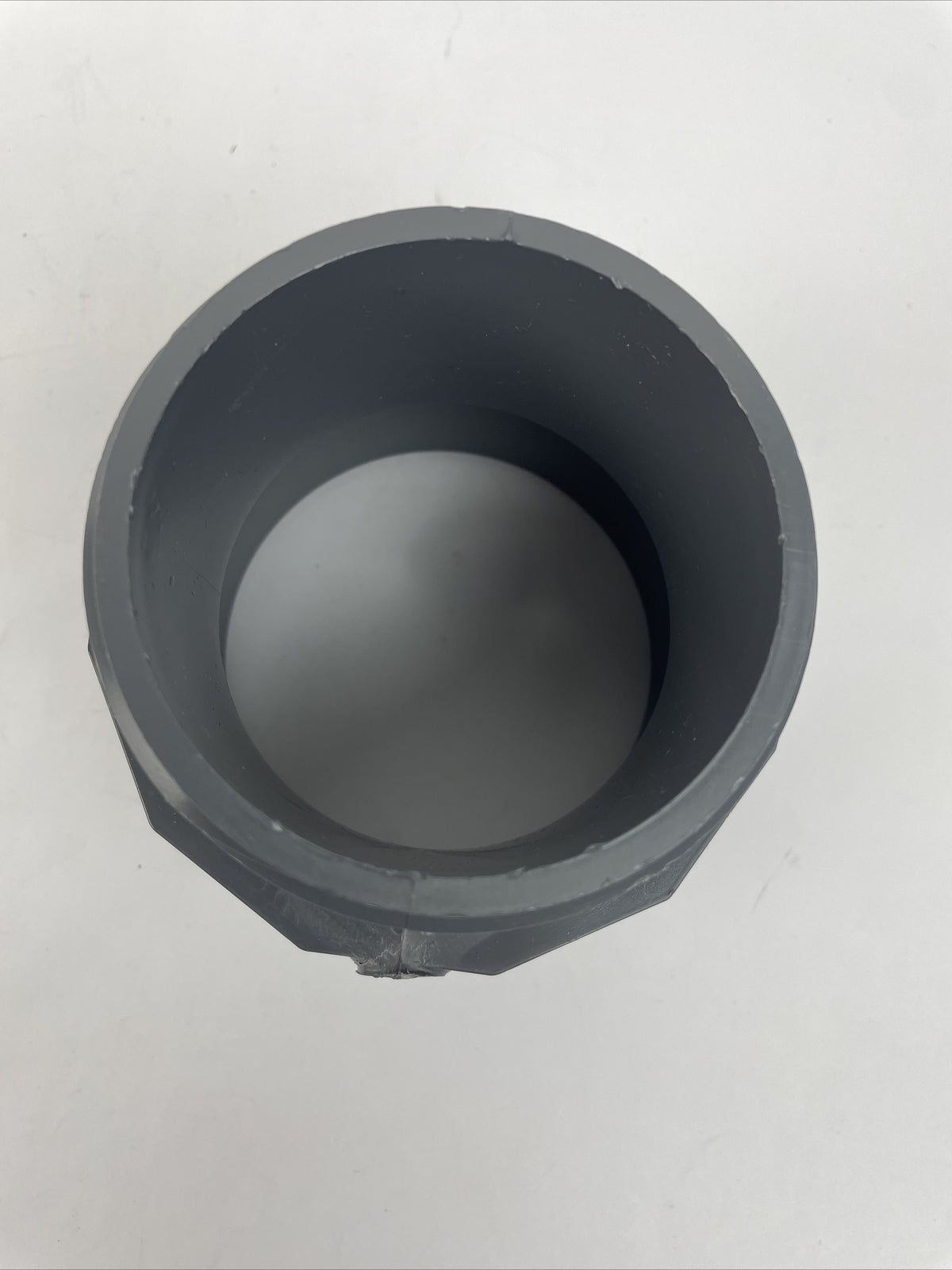 LASCO 3" PVC SCH 80 Adapter D2467 Slip x MPT Male Thread Gray