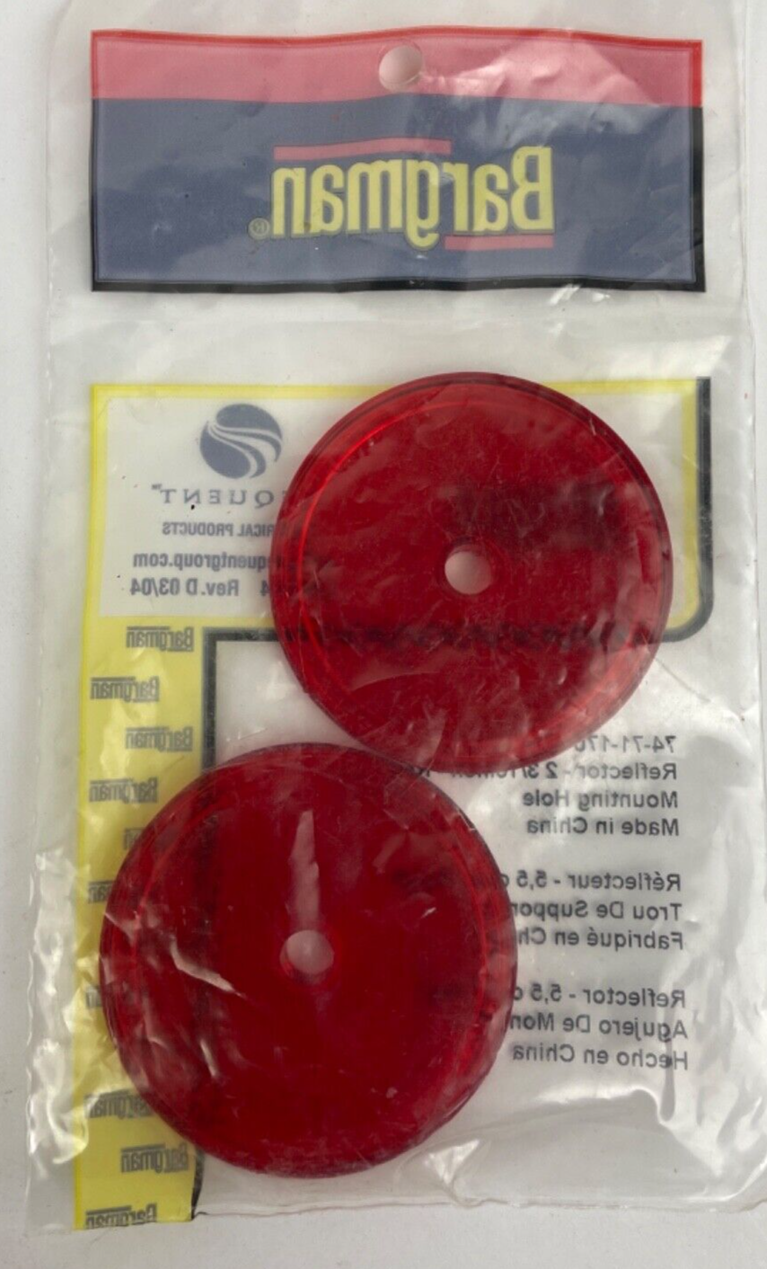 Cequent EP Bargman 70-71-170 Reflector - 2 3/16" Red with Mounting Hole 9980584