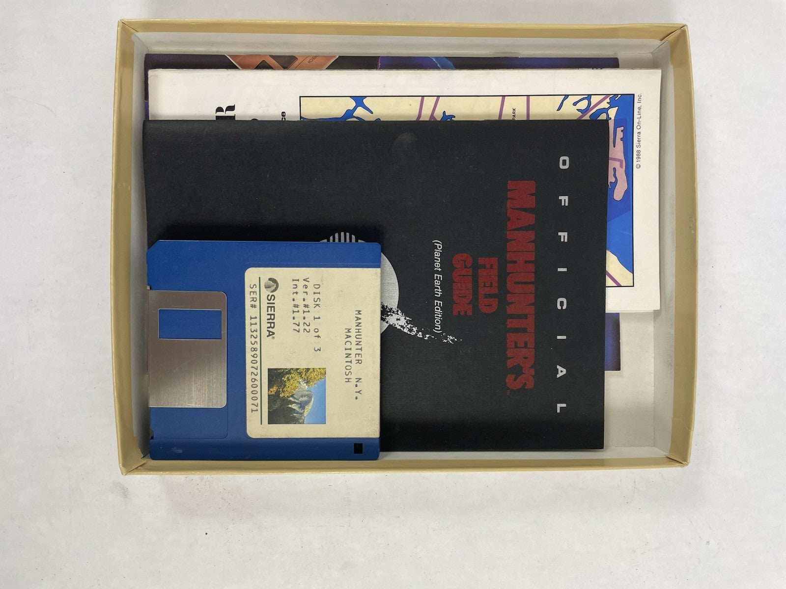 Man Hunter: New York Apple Macintosh & Mac II Sierra 1988Vintage computer game