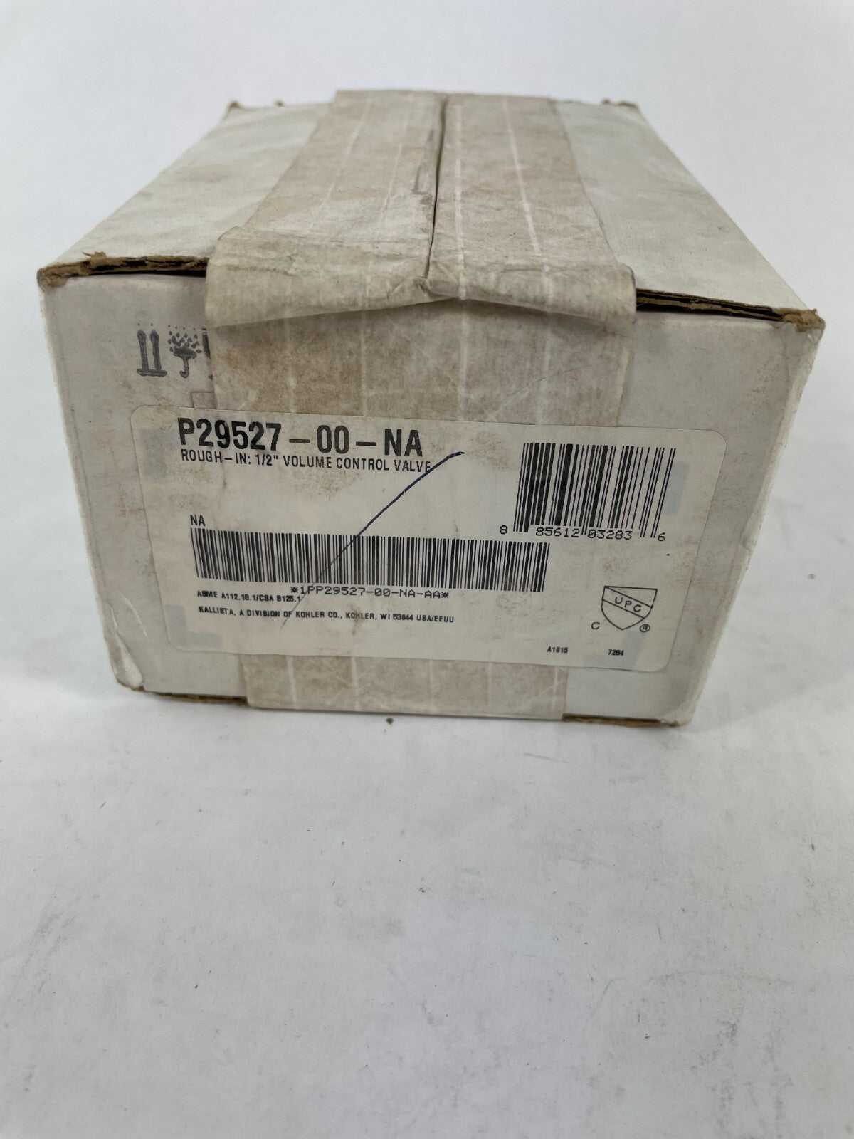 Kallista P29527-00-NA 1/2 inch solid brass volume control valve rough-in assembly