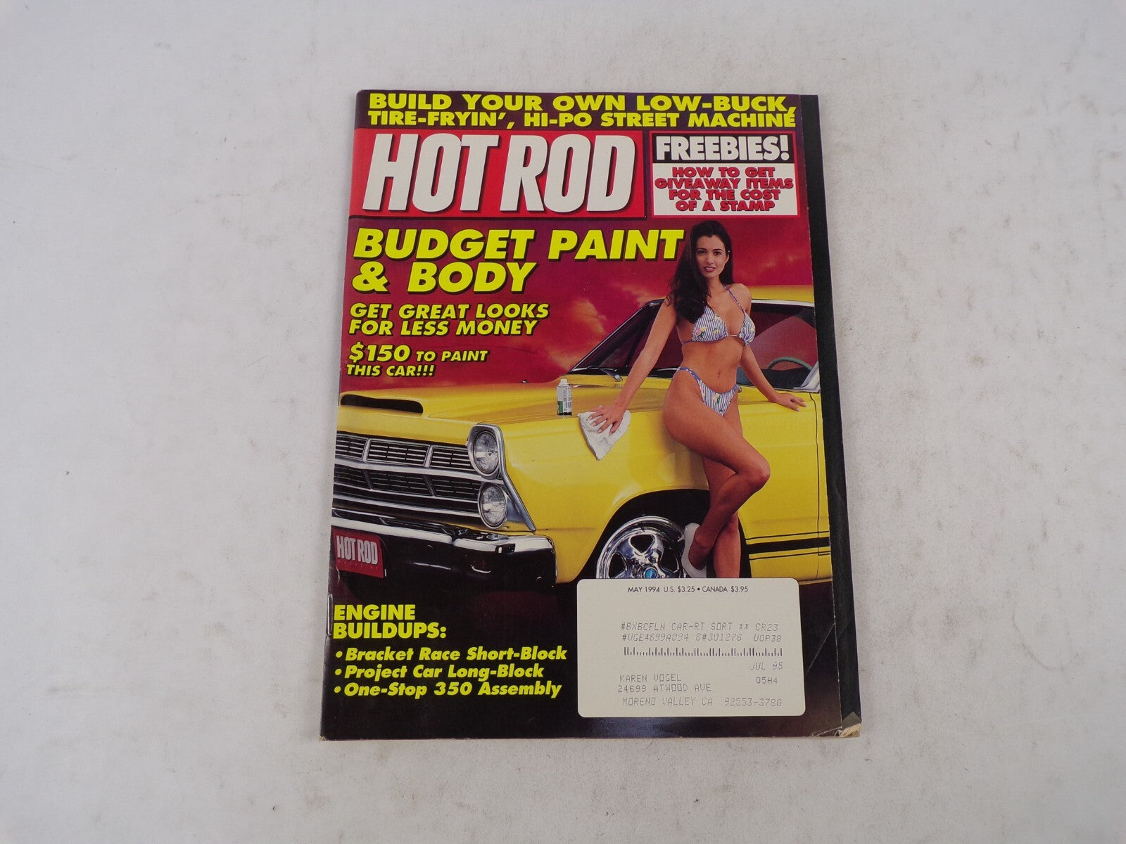 May 1994 Hot Rod Budget Paint & Body Get Great Looks For Less Money $ 150 To Pai
