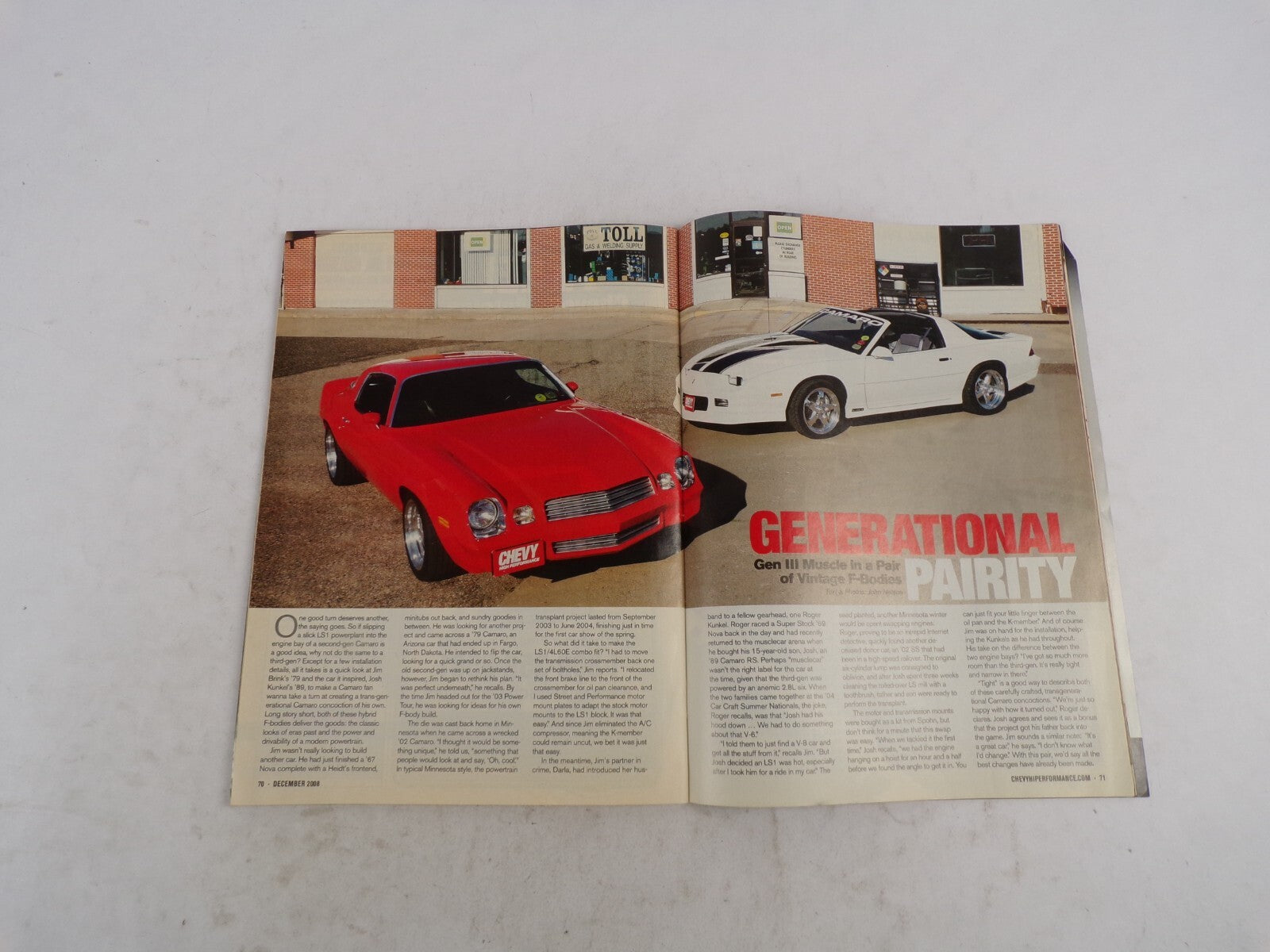 December 2008 Chevy High Performance Gen III Gen IV Technology LS Power 467hp