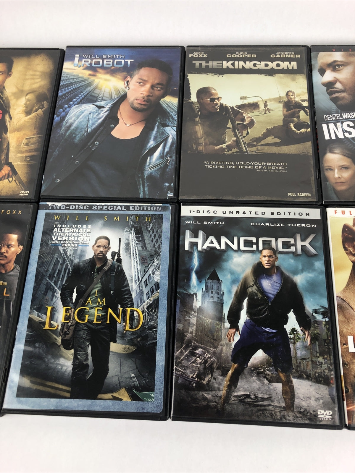 Lot of 12 Action, Drama DVD Movies Will Smith Mark Wahlberg Paul Walker Foxx