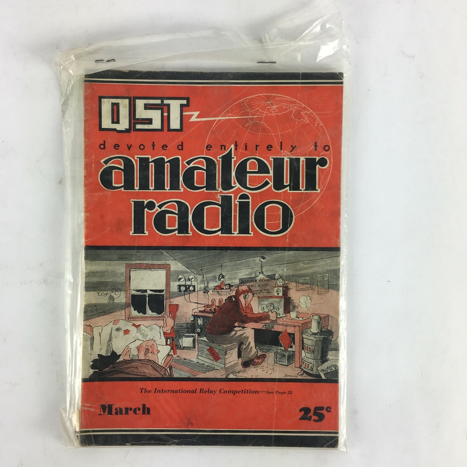 March QST devoted entirely Amateur RadioMagazine International Relay Competition