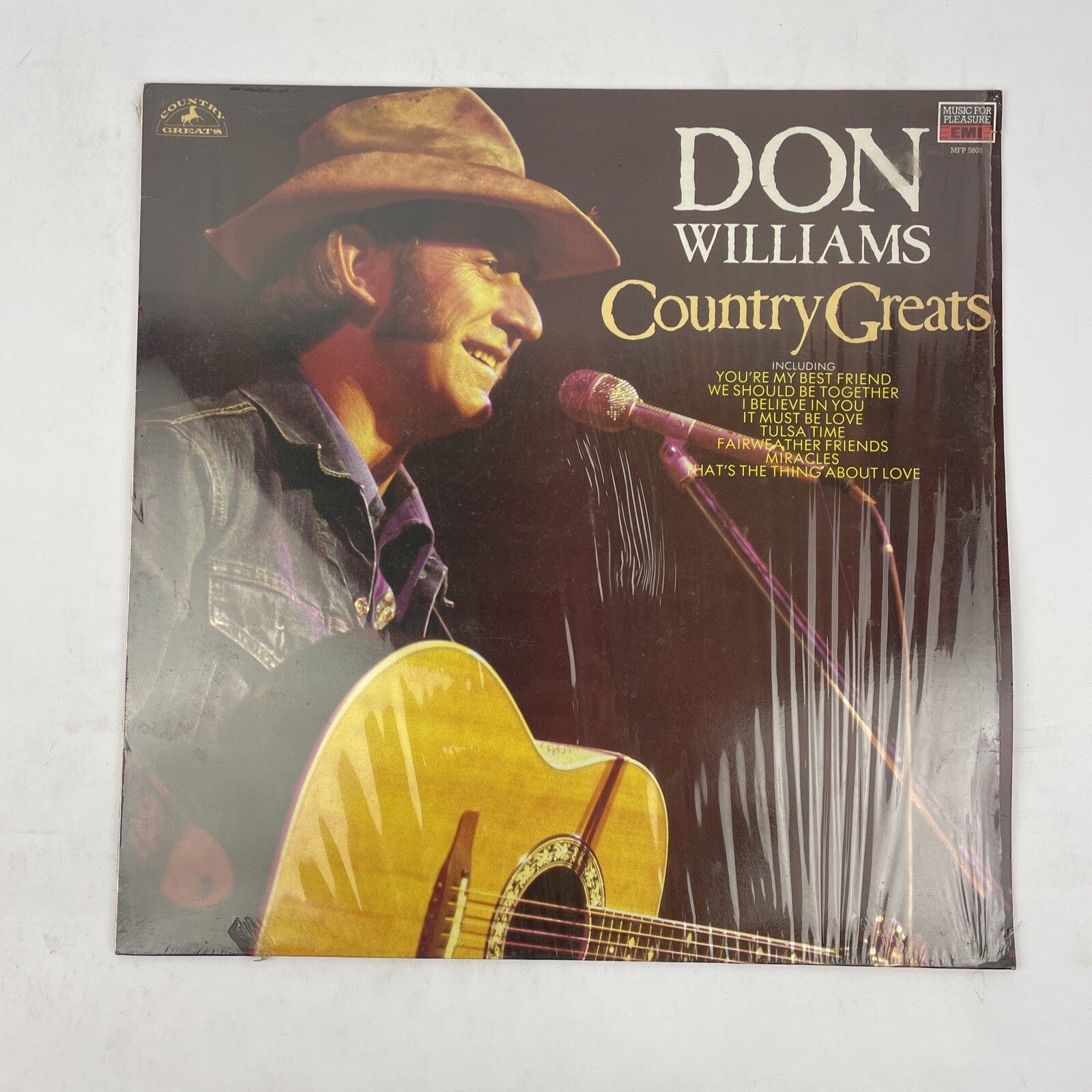DON WILLIAMS - Country Greats - Vinyl LP Record MFP 5805 14 Tracks - VGC