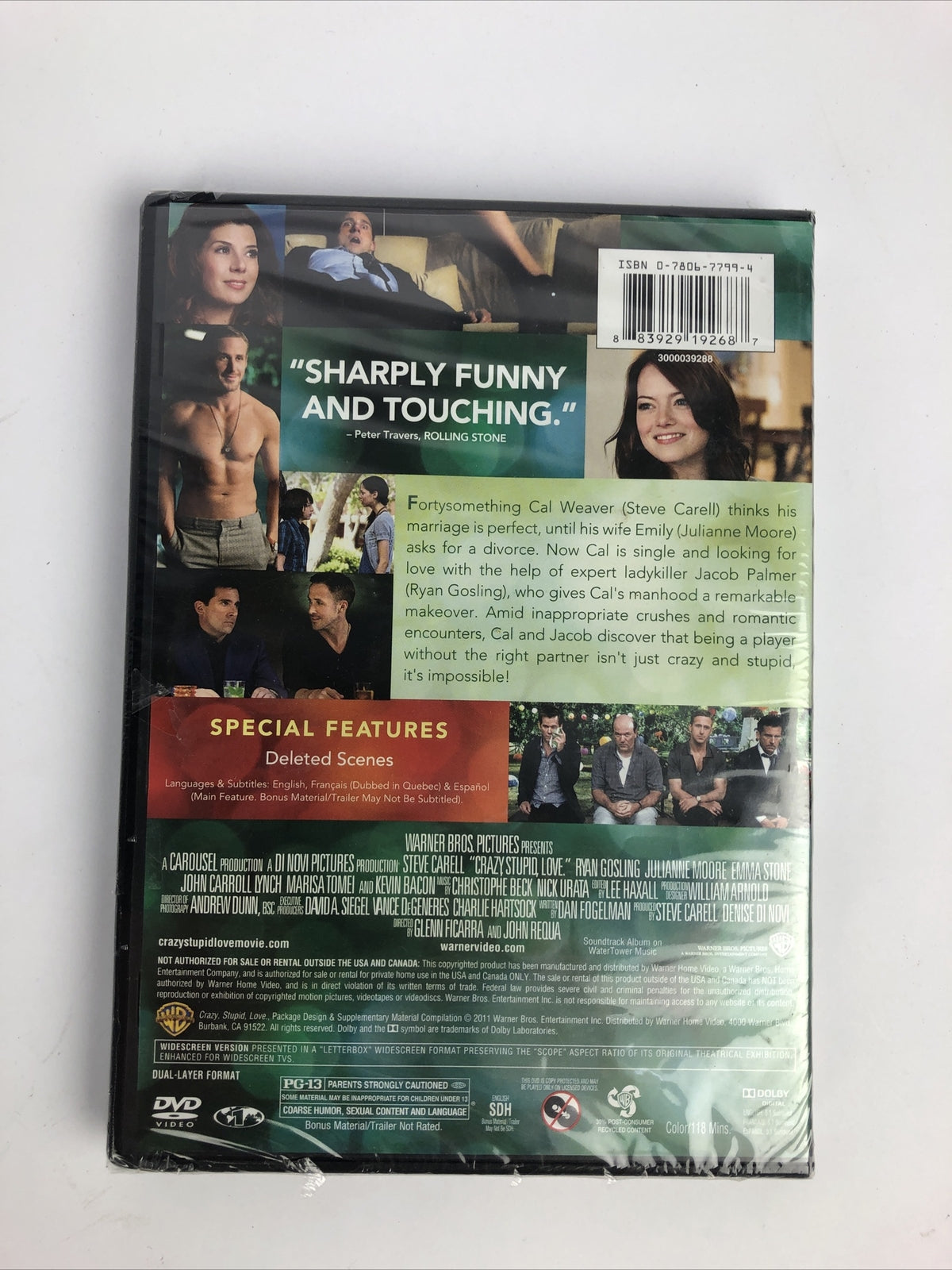Crazy, Stupid, Love. (DVD, 2011) NEW Same Day Ship Read Below