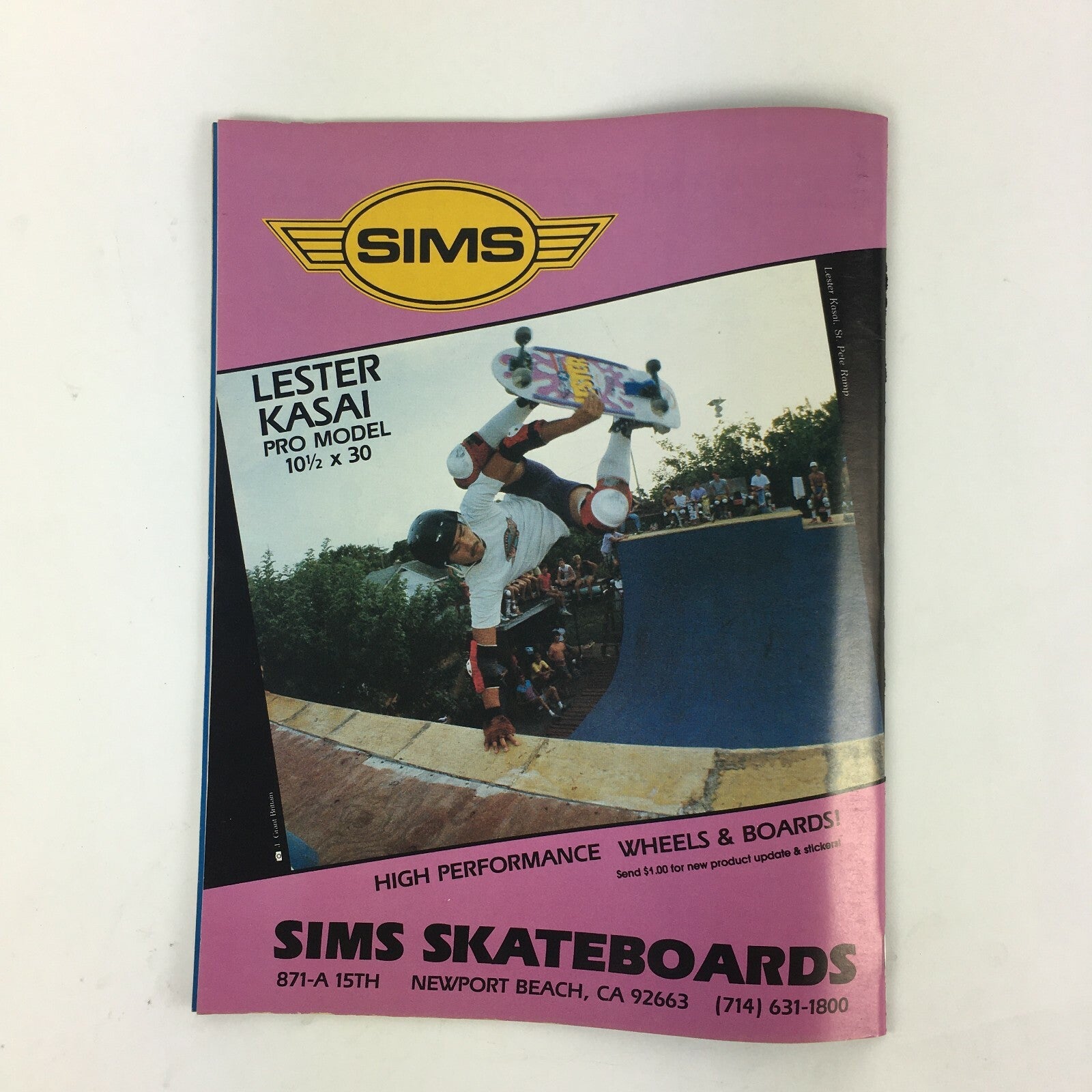 Transworld Skateboarding Magazine October 1983 Contest Issue vintage collectible.